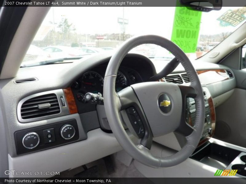 Summit White / Dark Titanium/Light Titanium 2007 Chevrolet Tahoe LT 4x4