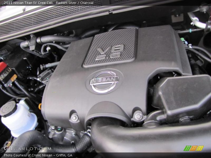 Radiant Silver / Charcoal 2011 Nissan Titan SV Crew Cab