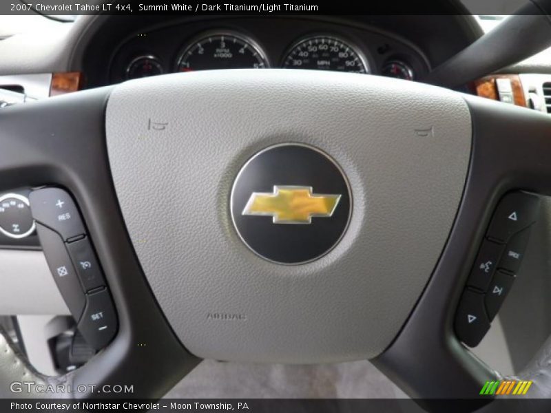 Summit White / Dark Titanium/Light Titanium 2007 Chevrolet Tahoe LT 4x4