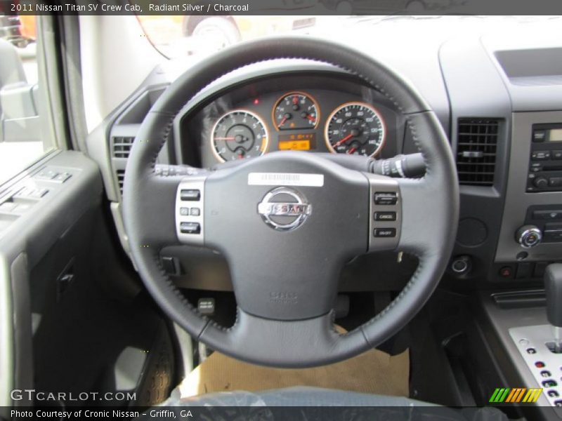 Radiant Silver / Charcoal 2011 Nissan Titan SV Crew Cab