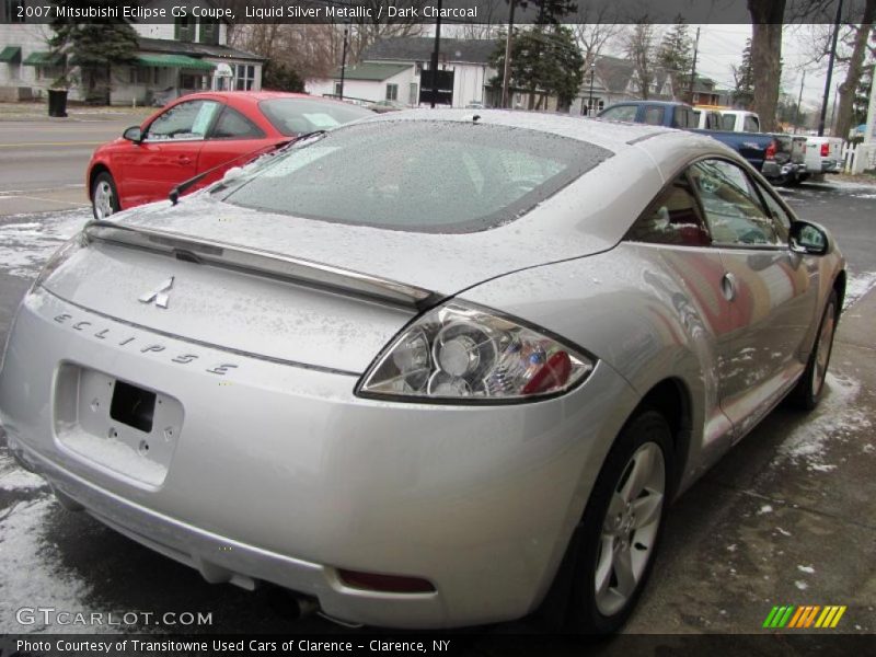 Liquid Silver Metallic / Dark Charcoal 2007 Mitsubishi Eclipse GS Coupe