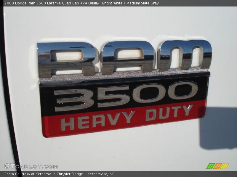  2008 Ram 3500 Laramie Quad Cab 4x4 Dually Logo