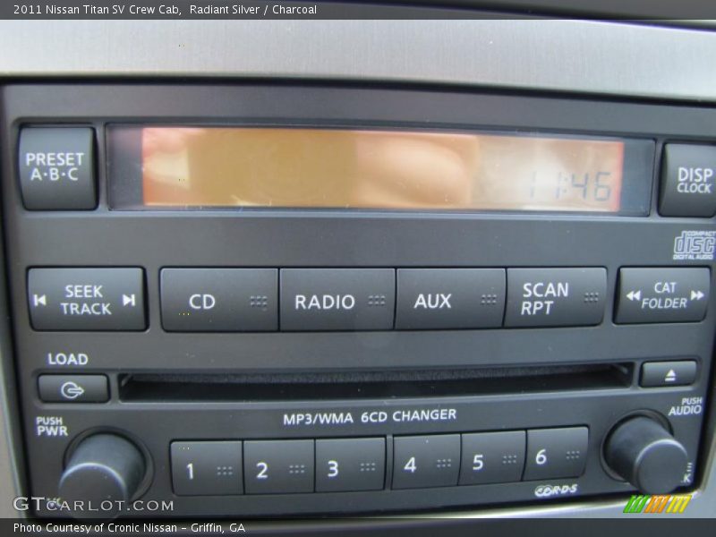 Radiant Silver / Charcoal 2011 Nissan Titan SV Crew Cab
