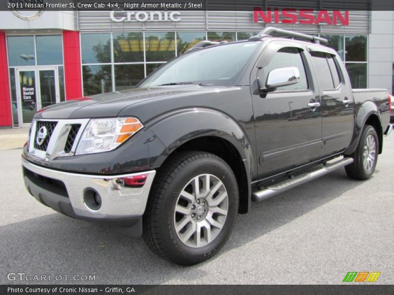 Night Armor Metallic / Steel 2011 Nissan Frontier SL Crew Cab 4x4