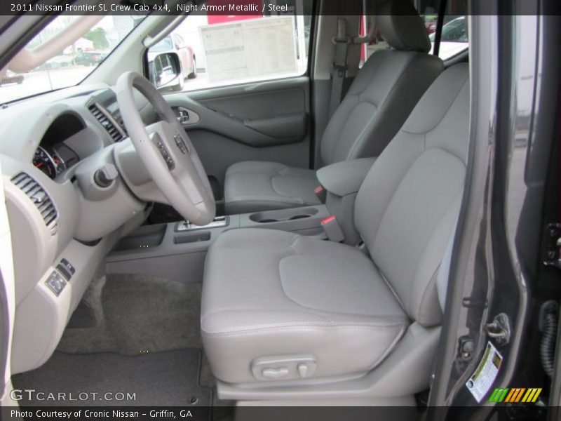  2011 Frontier SL Crew Cab 4x4 Steel Interior