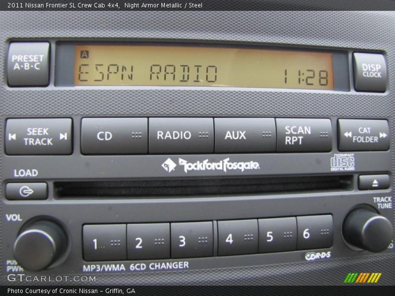 Controls of 2011 Frontier SL Crew Cab 4x4