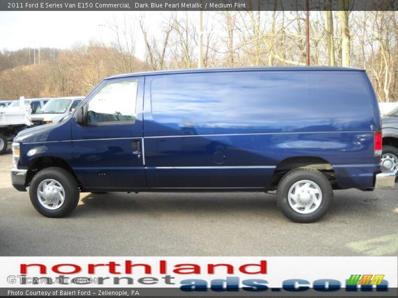 Dark Blue Pearl Metallic / Medium Flint 2011 Ford E Series Van E150 Commercial