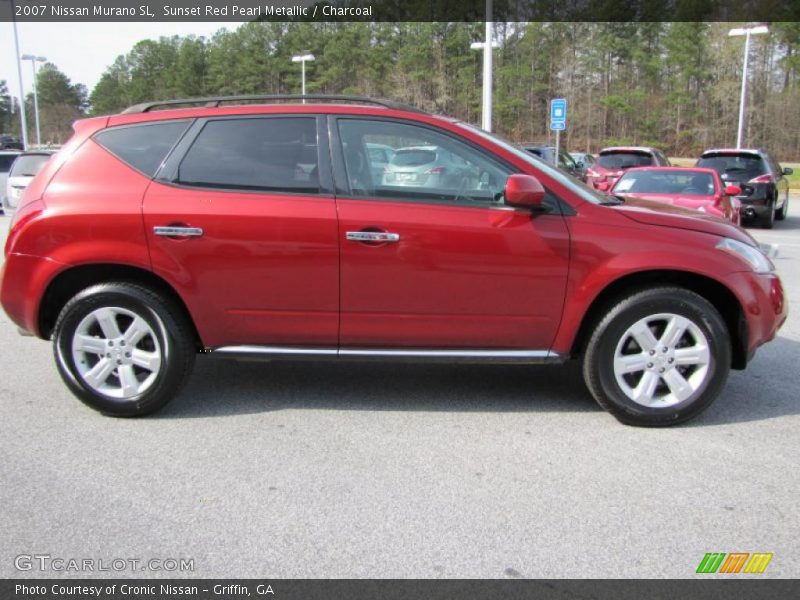 Sunset Red Pearl Metallic / Charcoal 2007 Nissan Murano SL