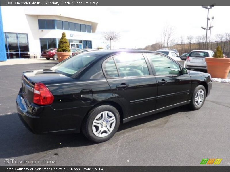 Black / Titanium Gray 2006 Chevrolet Malibu LS Sedan