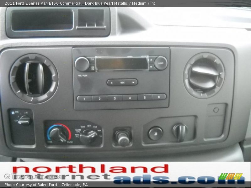 Dark Blue Pearl Metallic / Medium Flint 2011 Ford E Series Van E150 Commercial