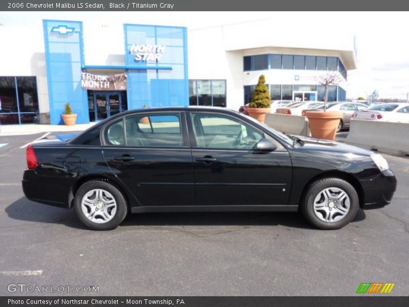 Black / Titanium Gray 2006 Chevrolet Malibu LS Sedan