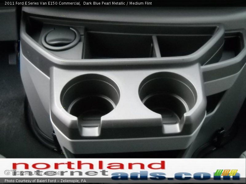 Dark Blue Pearl Metallic / Medium Flint 2011 Ford E Series Van E150 Commercial