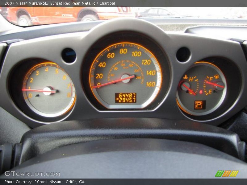 Sunset Red Pearl Metallic / Charcoal 2007 Nissan Murano SL