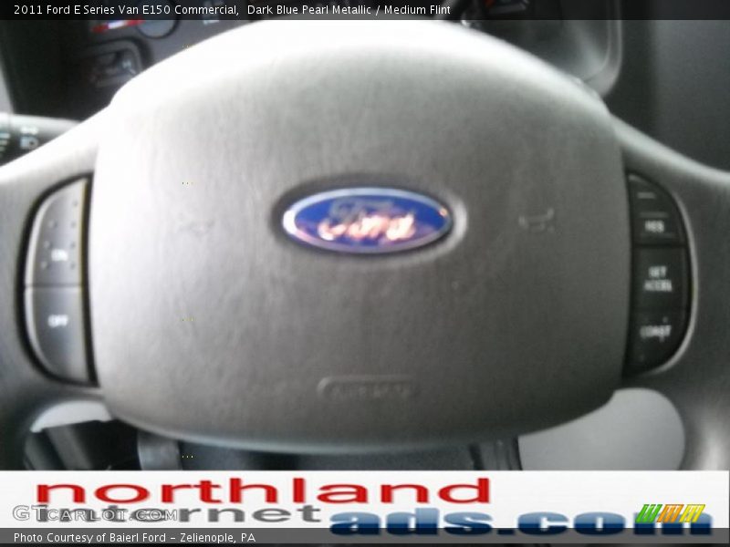 Dark Blue Pearl Metallic / Medium Flint 2011 Ford E Series Van E150 Commercial