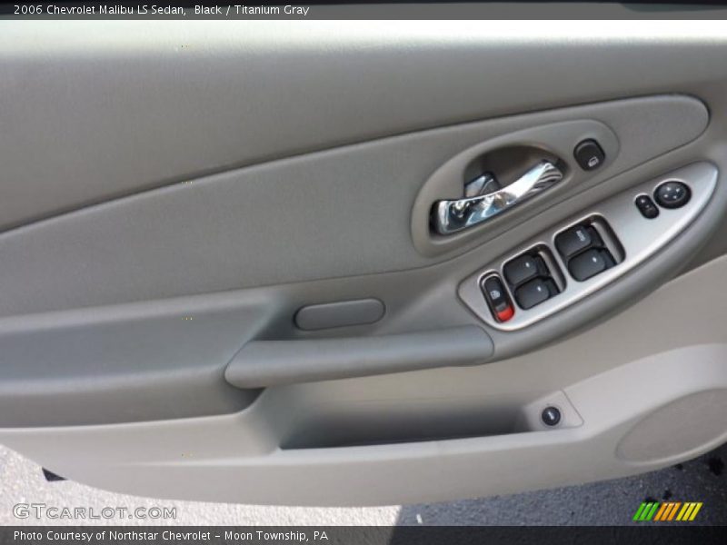 Black / Titanium Gray 2006 Chevrolet Malibu LS Sedan