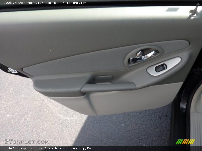 Black / Titanium Gray 2006 Chevrolet Malibu LS Sedan