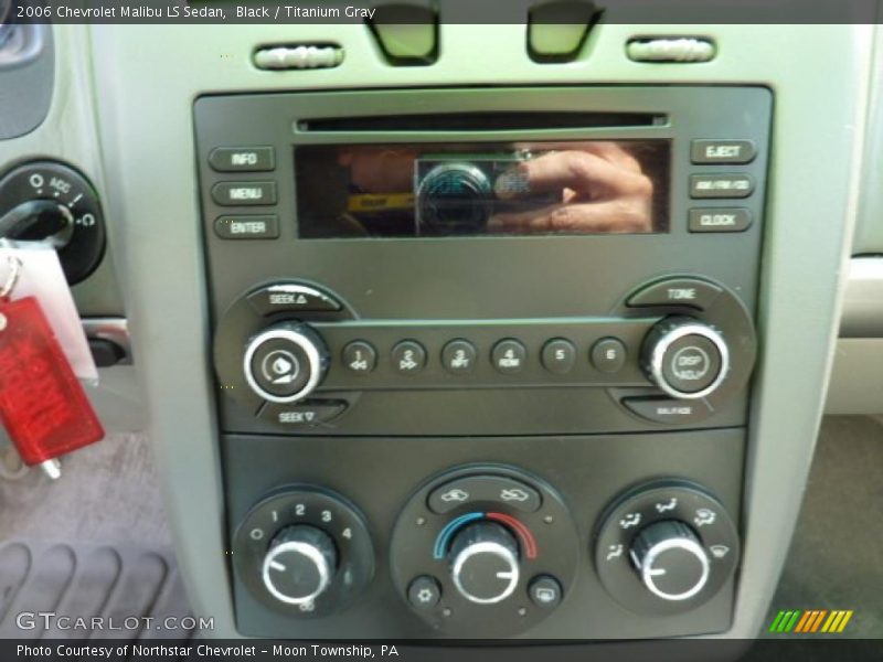 Black / Titanium Gray 2006 Chevrolet Malibu LS Sedan