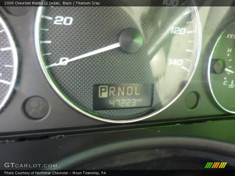 Black / Titanium Gray 2006 Chevrolet Malibu LS Sedan