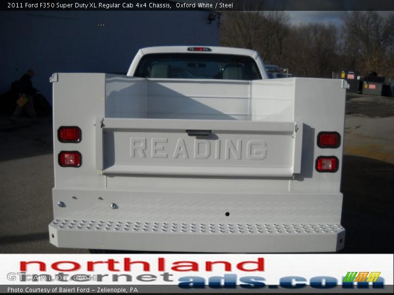 Oxford White / Steel 2011 Ford F350 Super Duty XL Regular Cab 4x4 Chassis