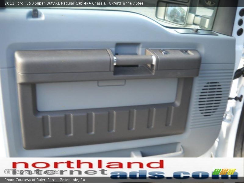Oxford White / Steel 2011 Ford F350 Super Duty XL Regular Cab 4x4 Chassis
