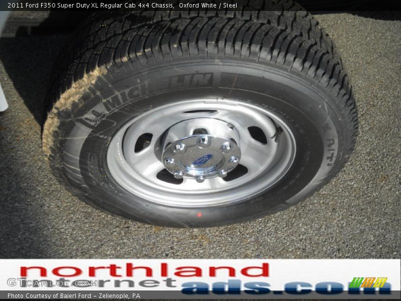 Oxford White / Steel 2011 Ford F350 Super Duty XL Regular Cab 4x4 Chassis