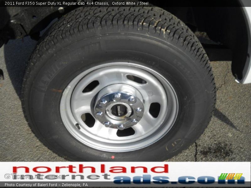Oxford White / Steel 2011 Ford F350 Super Duty XL Regular Cab 4x4 Chassis