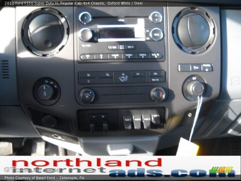 Oxford White / Steel 2011 Ford F350 Super Duty XL Regular Cab 4x4 Chassis