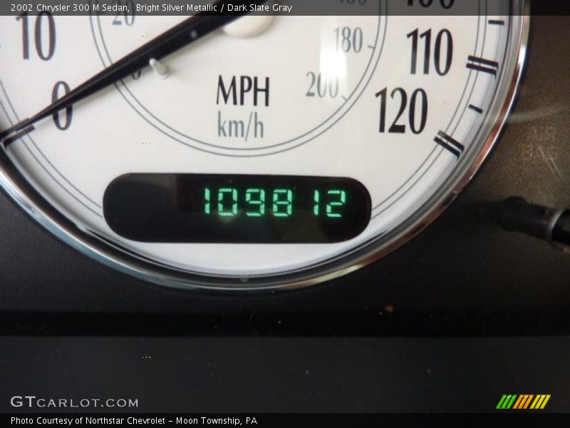Bright Silver Metallic / Dark Slate Gray 2002 Chrysler 300 M Sedan