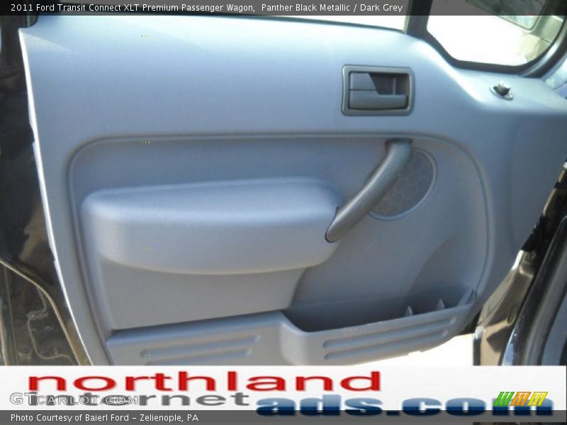 Panther Black Metallic / Dark Grey 2011 Ford Transit Connect XLT Premium Passenger Wagon