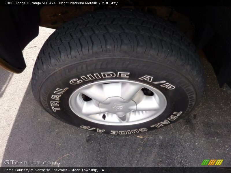 Bright Platinum Metallic / Mist Gray 2000 Dodge Durango SLT 4x4