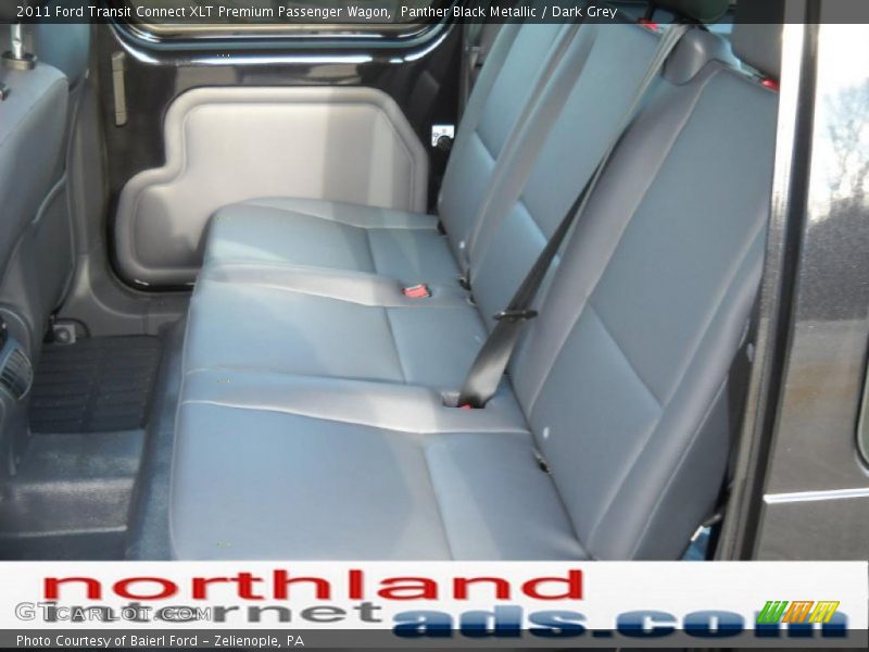Panther Black Metallic / Dark Grey 2011 Ford Transit Connect XLT Premium Passenger Wagon
