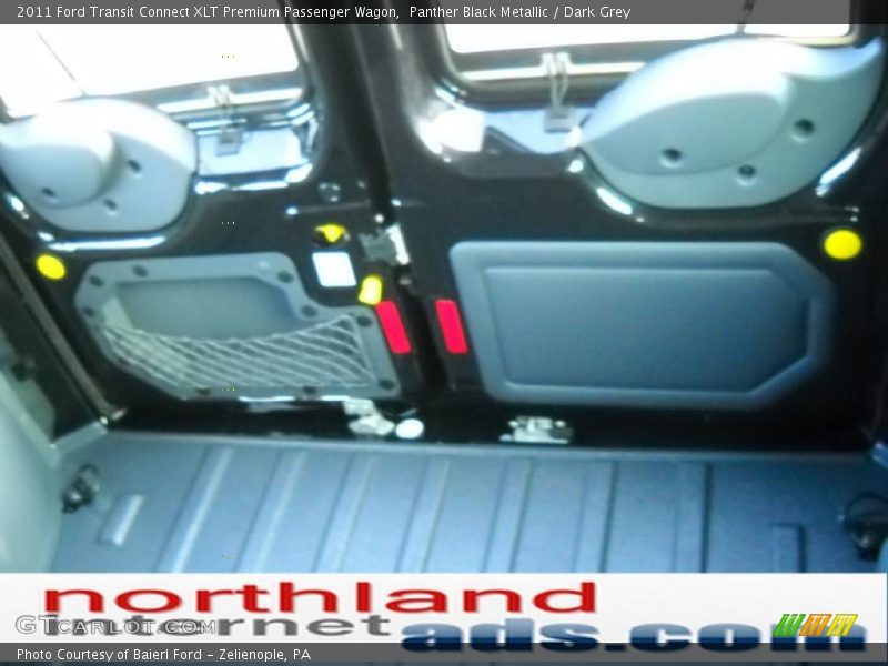 Panther Black Metallic / Dark Grey 2011 Ford Transit Connect XLT Premium Passenger Wagon