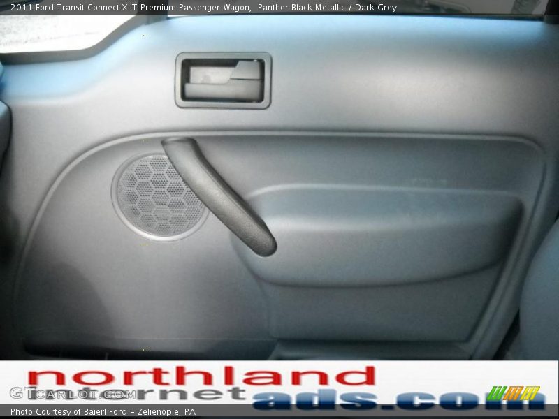 Panther Black Metallic / Dark Grey 2011 Ford Transit Connect XLT Premium Passenger Wagon