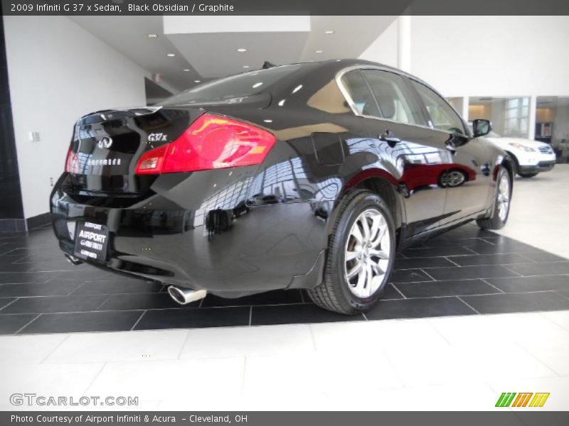 Black Obsidian / Graphite 2009 Infiniti G 37 x Sedan