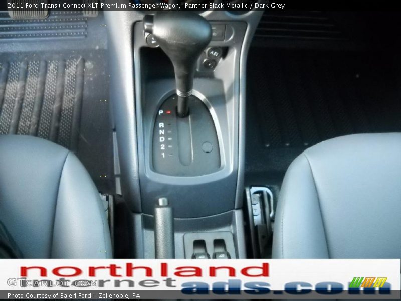 Panther Black Metallic / Dark Grey 2011 Ford Transit Connect XLT Premium Passenger Wagon