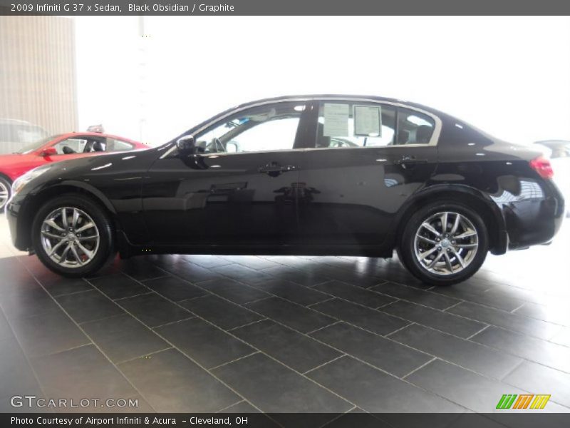 Black Obsidian / Graphite 2009 Infiniti G 37 x Sedan