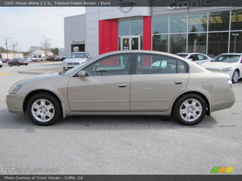 Polished Pewter Metallic / Blond 2005 Nissan Altima 2.5 SL