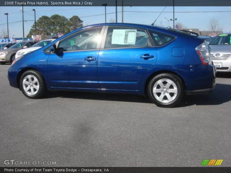 Spectra Blue Mica / Gray 2008 Toyota Prius Hybrid