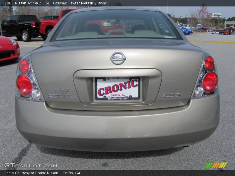Polished Pewter Metallic / Blond 2005 Nissan Altima 2.5 SL