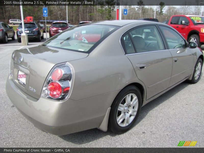 Polished Pewter Metallic / Blond 2005 Nissan Altima 2.5 SL