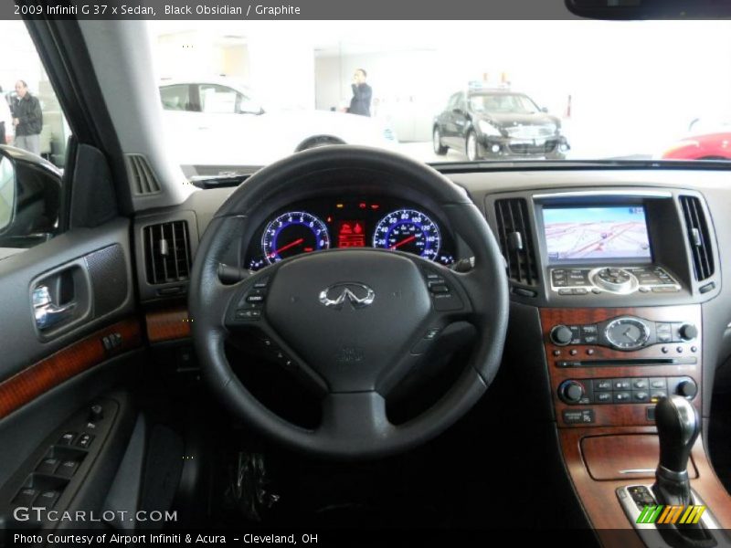 Black Obsidian / Graphite 2009 Infiniti G 37 x Sedan