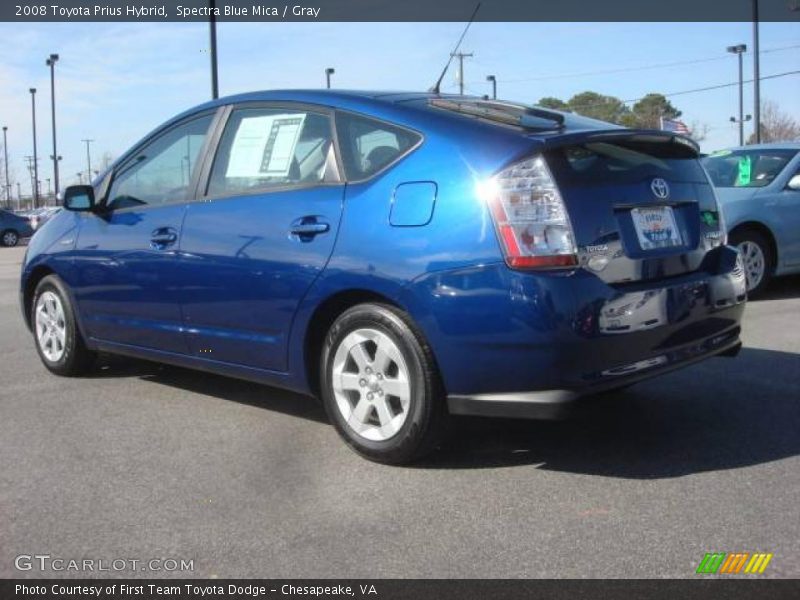 Spectra Blue Mica / Gray 2008 Toyota Prius Hybrid