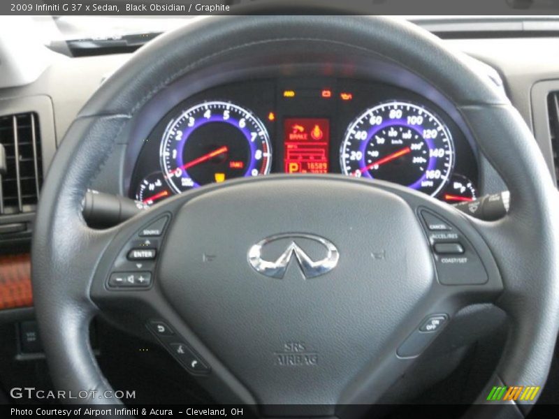 Black Obsidian / Graphite 2009 Infiniti G 37 x Sedan