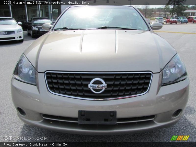 Polished Pewter Metallic / Blond 2005 Nissan Altima 2.5 SL