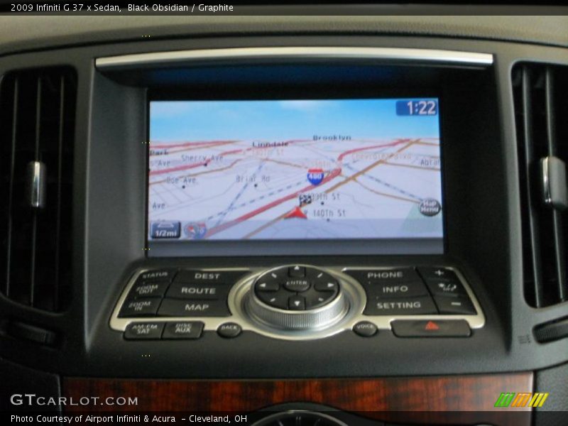 Black Obsidian / Graphite 2009 Infiniti G 37 x Sedan