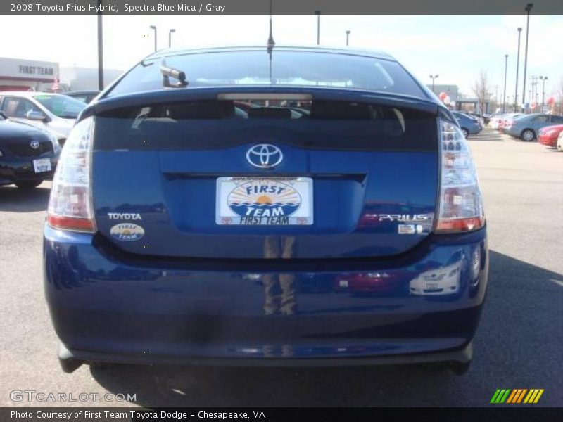 Spectra Blue Mica / Gray 2008 Toyota Prius Hybrid