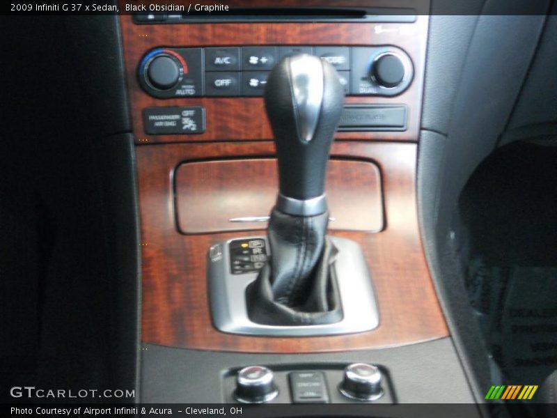  2009 G 37 x Sedan 7 Speed ASC Automatic Shifter