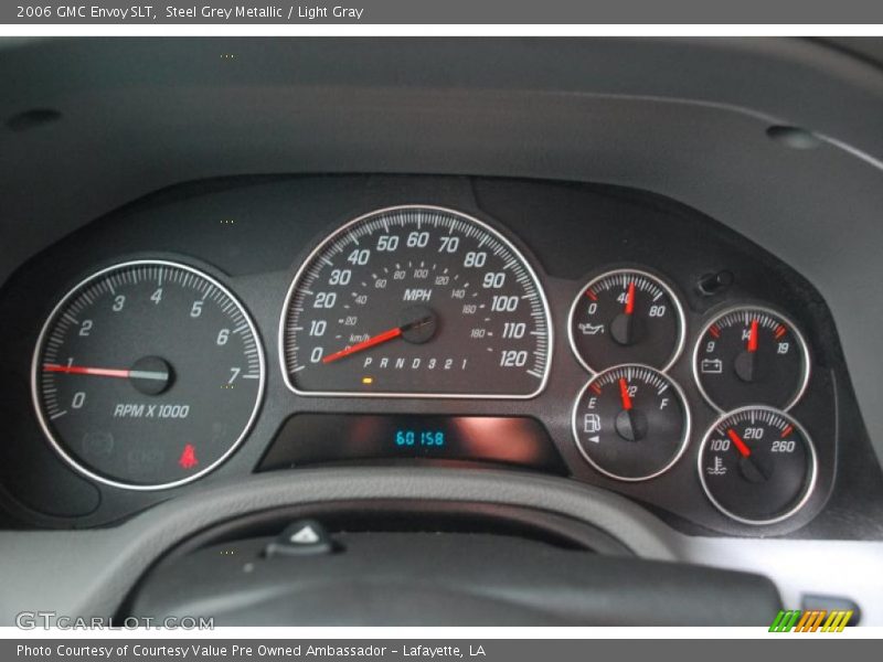 Steel Grey Metallic / Light Gray 2006 GMC Envoy SLT