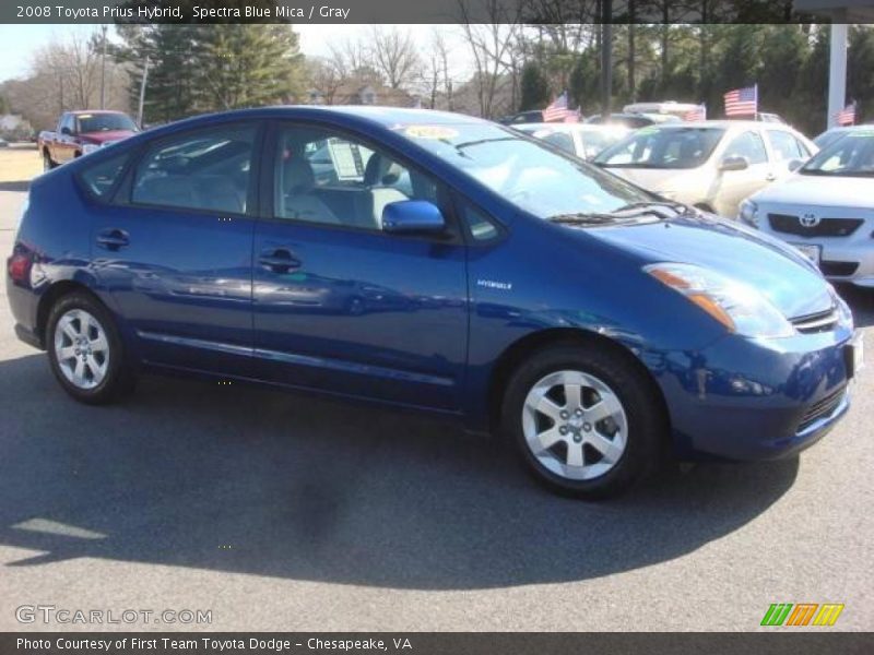 Spectra Blue Mica / Gray 2008 Toyota Prius Hybrid