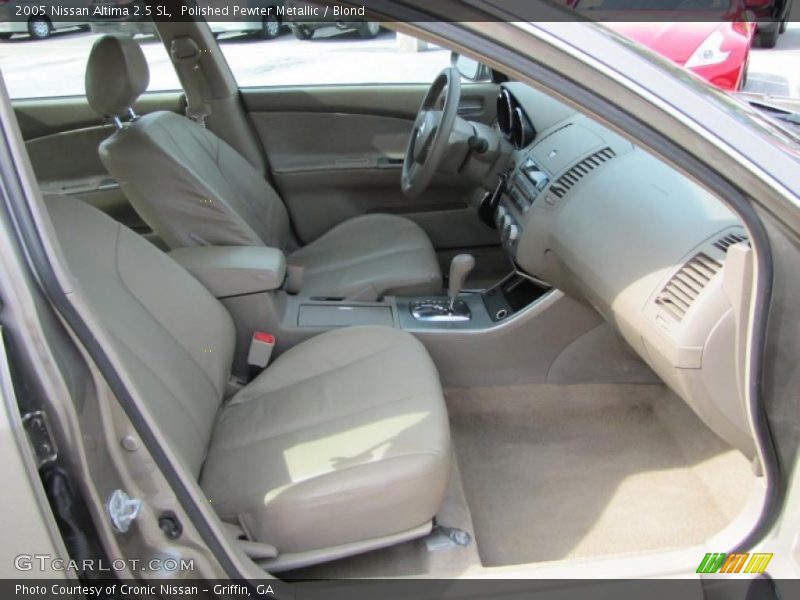 Polished Pewter Metallic / Blond 2005 Nissan Altima 2.5 SL